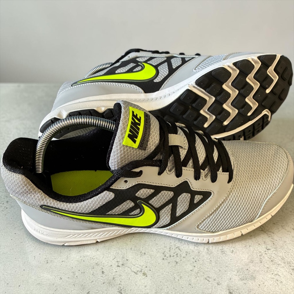 Nike Downshifter 6 Mens Running Shoes Grey Volt 684652-018 Size 10.5